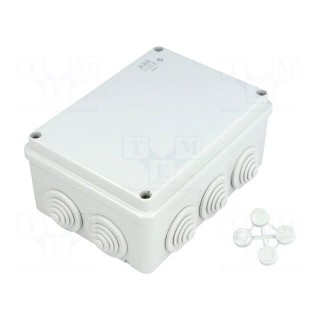 Enclosure: junction box | X: 108mm | Y: 151mm | Z: 66mm | wall mount