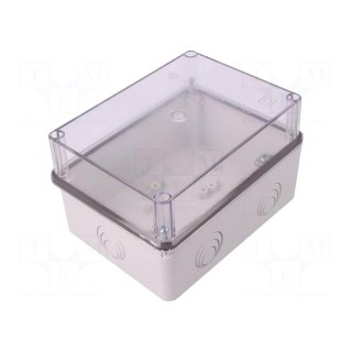 Enclosure: junction box | X: 109mm | Y: 149mm | Z: 54mm | ABS | IP55