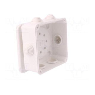 Enclosure: junction box | X: 110mm | Y: 110mm | Z: 50mm | wall mount