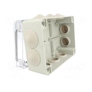 Enclosure: junction box | X: 110mm | Y: 150mm | Z: 70mm | IP65 | grey