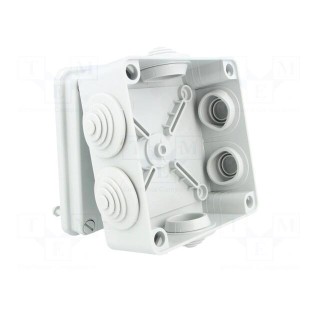 Enclosure: junction box | X: 113mm | Y: 113mm | Z: 57mm | wall mount