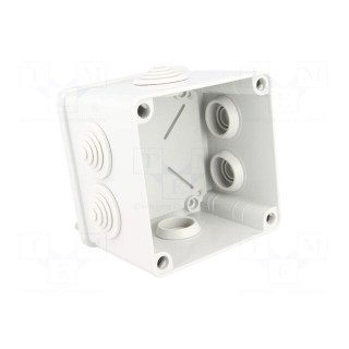 Enclosure: junction box | X: 113mm | Y: 113mm | Z: 87mm | wall mount