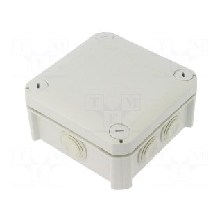 Enclosure: junction box | X: 114mm | Y: 114mm | Z: 57mm | IP66 | white