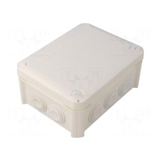 Enclosure: junction box | X: 116mm | Y: 150mm | Z: 67mm | IP66 | white