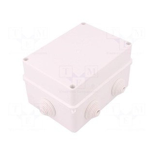 Enclosure: junction box | X: 118mm | Y: 157mm | Z: 94mm | wall mount