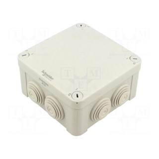 Enclosure: junction box | X: 125mm | Y: 125mm | Z: 61mm | wall mount