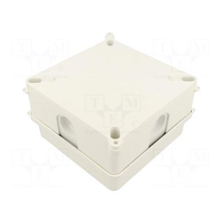 Enclosure: junction box | X: 125mm | Y: 125mm | Z: 70mm | wall mount