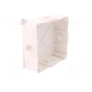 Enclosure: junction box | X: 134mm | Y: 134mm | Z: 50mm | wall mount