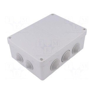 Enclosure: junction box | X: 149mm | Y: 199mm | Z: 77mm | wall mount