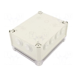 Enclosure: junction box | X: 150mm | Y: 190mm | Z: 94mm | IP66