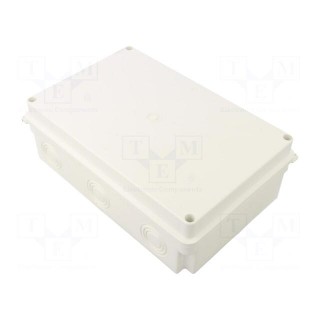 Enclosure: junction box | X: 150mm | Y: 235mm | Z: 75mm | wall mount