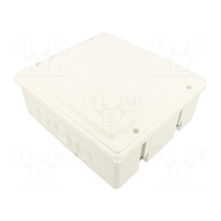 Enclosure: junction box | X: 170mm | Y: 190mm | Z: 80mm | wall mount
