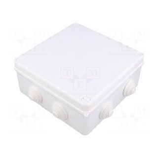 Enclosure: junction box | X: 172mm | Y: 172mm | Z: 75mm | wall mount