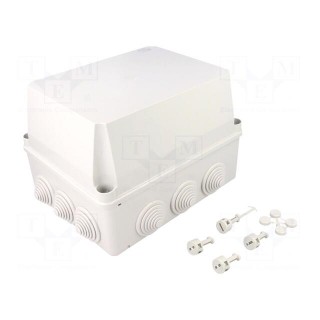 Enclosure: junction box | X: 181mm | Y: 231mm | Z: 160mm | wall mount