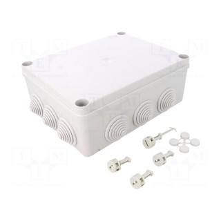 Enclosure: junction box | X: 181mm | Y: 231mm | Z: 89mm | wall mount