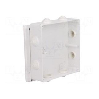 Enclosure: junction box | X: 196mm | Y: 196mm | Z: 78mm | wall mount