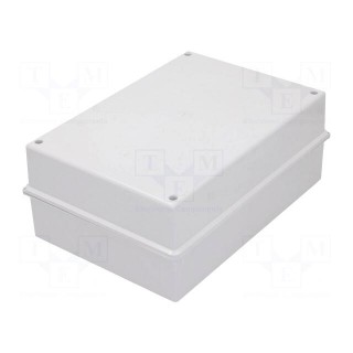 Enclosure: junction box | X: 214mm | Y: 303mm | Z: 123mm | ABS | IP55