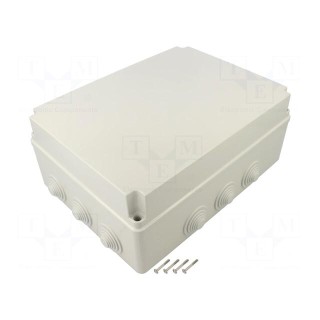 Enclosure: junction box | X: 228mm | Y: 308mm | Z: 128mm | wall mount