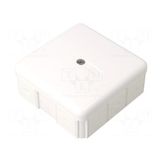 Enclosure: junction box | X: 65mm | Y: 75mm | Z: 45mm | wall mount | IP65