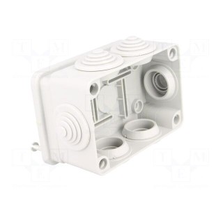 Enclosure: junction box | X: 79mm | Y: 114mm | Z: 57mm | wall mount | IP55