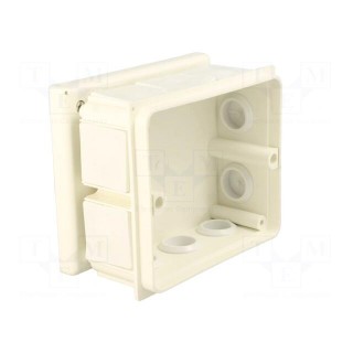 Enclosure: junction box | X: 80mm | Y: 95mm | Z: 40mm | wall mount | IP54