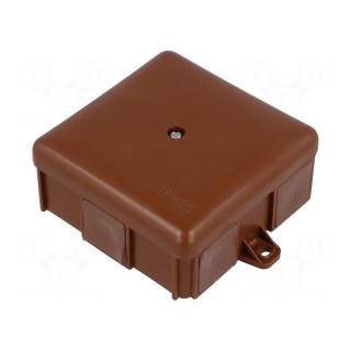 Enclosure: junction box | X: 86mm | Y: 86mm | Z: 39mm | wall mount | IP55