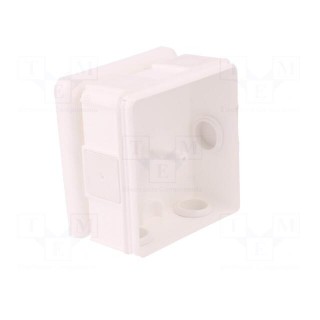 Enclosure: junction box | X: 86mm | Y: 86mm | Z: 39mm | wall mount | IP55