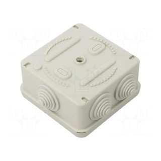 Enclosure: junction box | X: 89mm | Y: 89mm | Z: 46mm | wall mount | IP55
