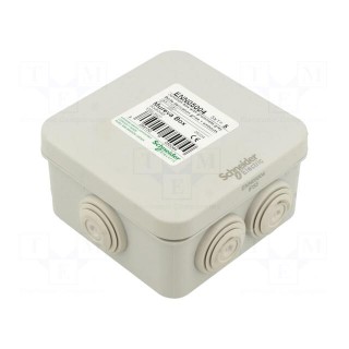 Enclosure: junction box | X: 98mm | Y: 98mm | Z: 51mm | wall mount | IP55