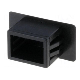 Stopper | polyamide | black | UL94V-2 | Panel thick: 1.4÷3.5mm | C: 12mm