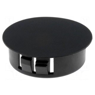 Stopper | polyamide | Wall thick: 3.3mm | H: 11.3mm | black