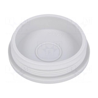 Stopper | TPE (thermoplastic elastomer) | light grey | 1.5÷4.5mm