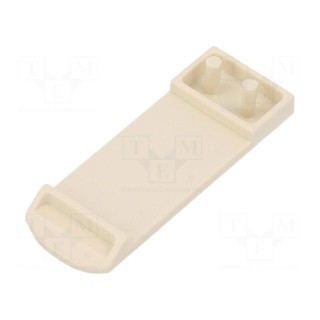 Clip | ivory | Series: CLIPS | 39x14x3mm