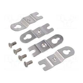 Set of clips | stainless steel | Series: Mi | 4pcs.