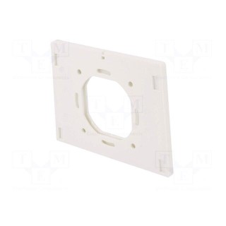 Wall mounting element | polyamide | white | Series: BoPad | 75x75mm