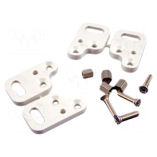 Wall mounting element | polycarbonate | Series: 1554/1555 | 4pcs.