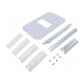 DIN rail frame set with covers | ARCA302015