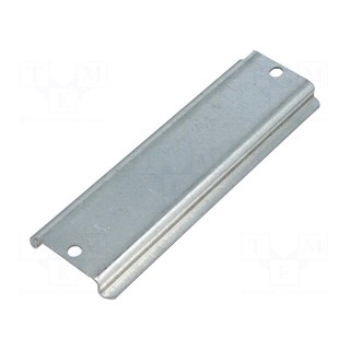 DIN rail | steel | W: 35mm | H: 7.5mm | L: 108mm | for enclosures