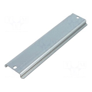 DIN rail | steel | W: 35mm | H: 7.5mm | L: 144mm | for enclosures