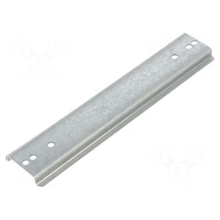 DIN rail | steel | W: 35mm | H: 7.5mm | L: 168mm | for enclosures