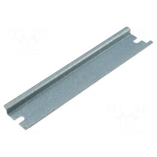 DIN rail | steel | W: 35mm | L: 160mm | Plating: zinc