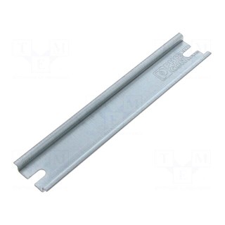 DIN rail | steel | W: 35mm | L: 186mm | AL-2320-11