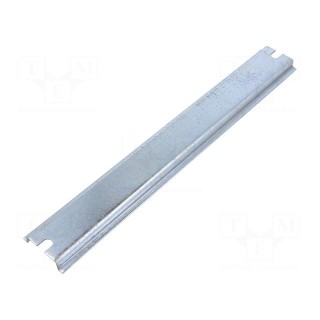 DIN rail | steel | W: 35mm | L: 240mm | P162609 | Plating: zinc