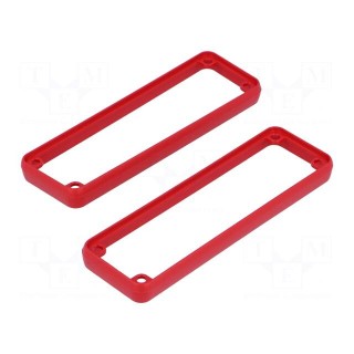 Frame for enclosure | ABS | Series: 1455 | HM-1455L | Colour: red