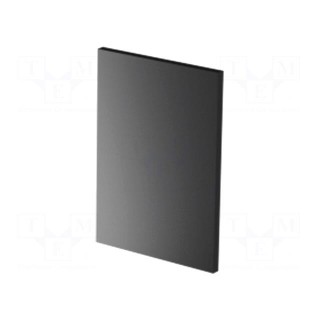 Front panel | Panel colour: black | UL94V-0