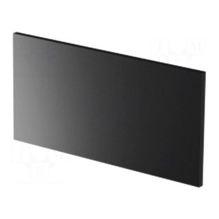 Front panel | Panel colour: black | UL94V-0
