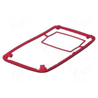 Gasket | elastomer thermoplastic TPE | BoPad | Colour: red
