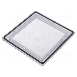 Inspection windows | polycarbonate | 118x118x11mm