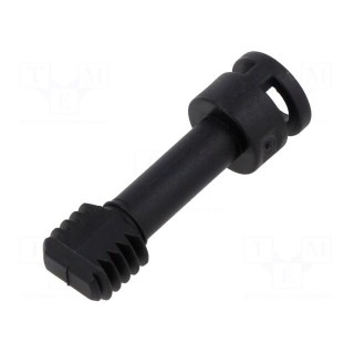 Screw | polyamide | for covers | black