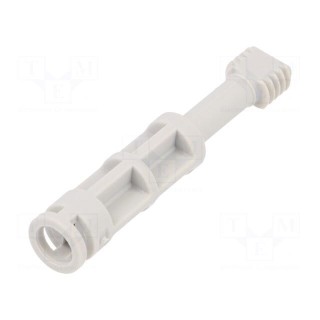 Screw | polyamide | for covers | light grey
